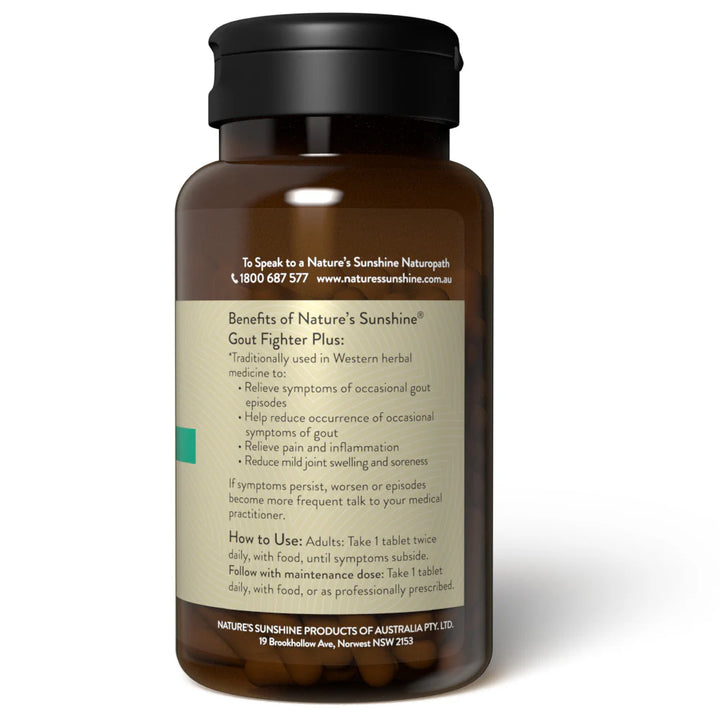 Natures Sunshine Gout Fighter Plus 60t