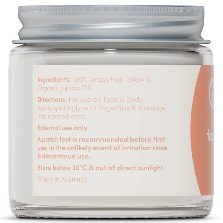 Handmaid Whipped Tallow Face Body Balm Natural 80g