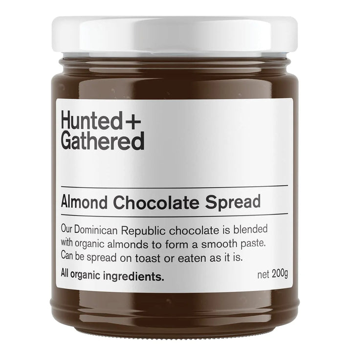 Hunted + Gathered Organic Almond Chocolate Spread 200g