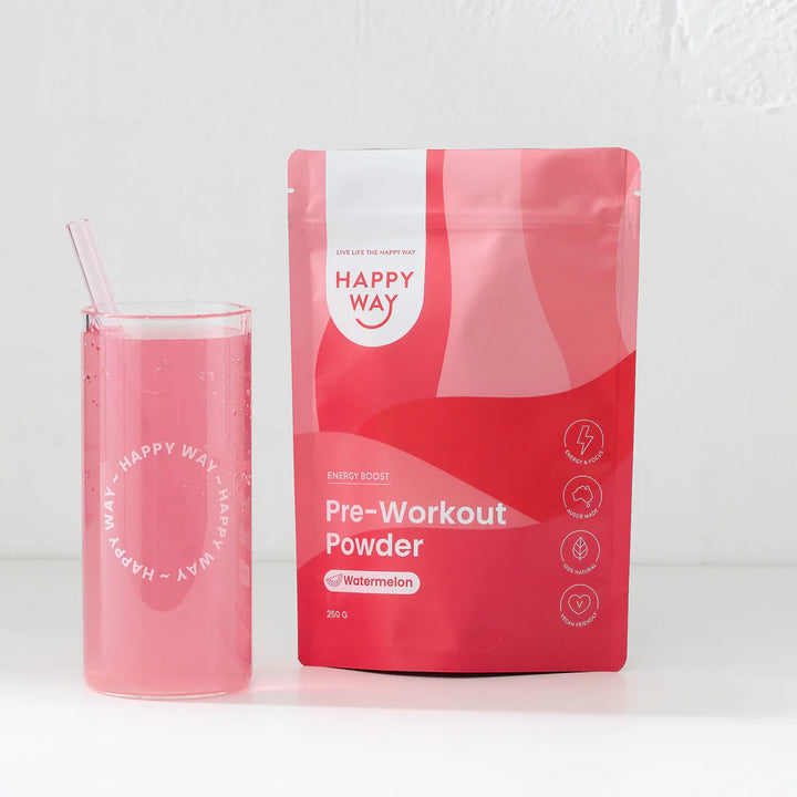 Happy Way Pre Workout Powder Watermelon 250g