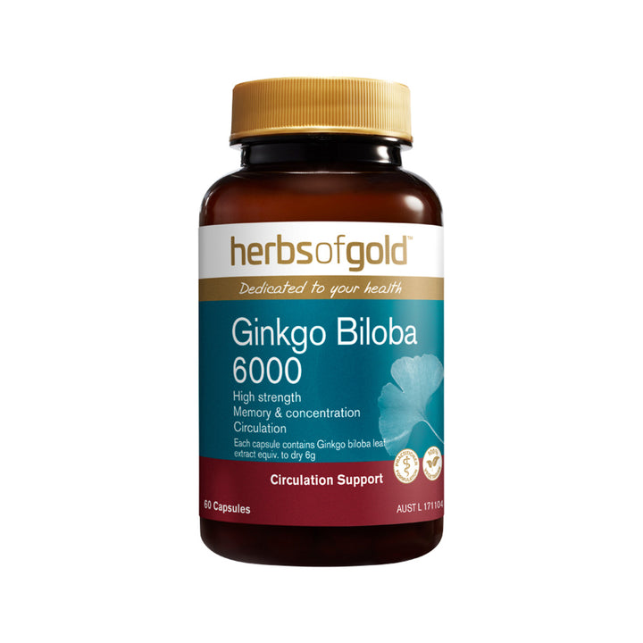 Herbs Of Gold Gingko Biloba 6000