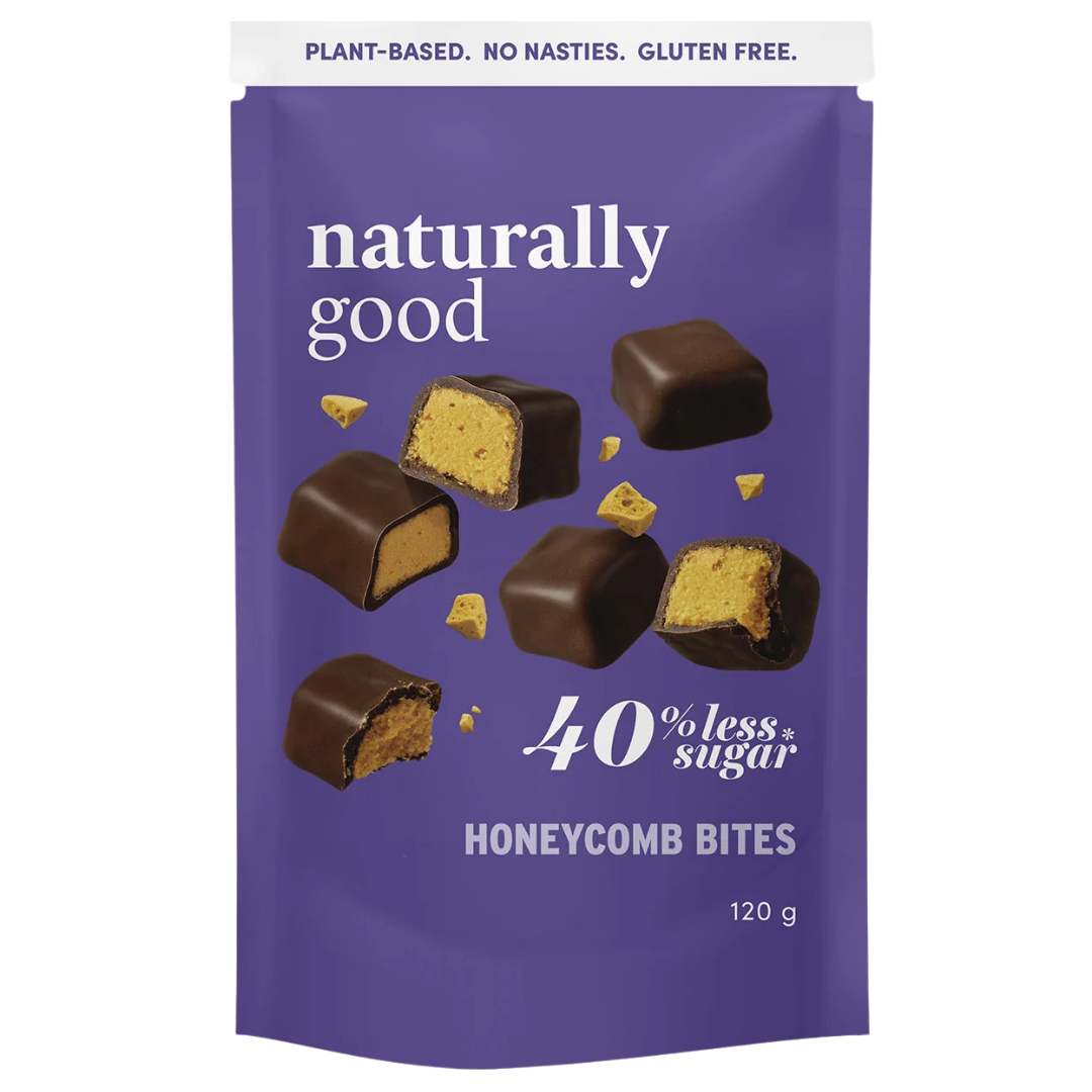 Naturally Good Choc Honeycomb Bites 120g