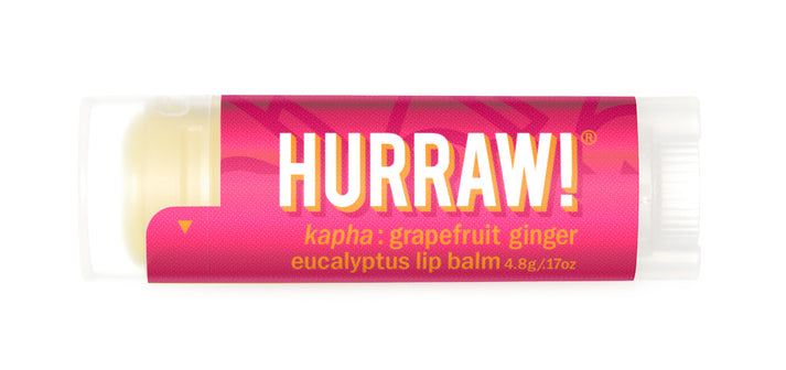 Hurraw Grapefruit Ginger Eucalyptus Lip Balm 4.8g