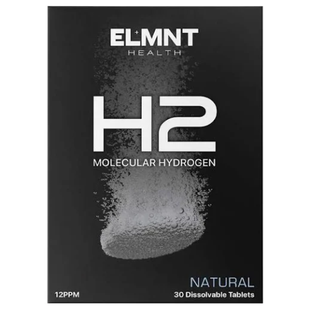 Elmnt Health H2 Molecular Hydrogen Water Tablets Natural 30 Pack
