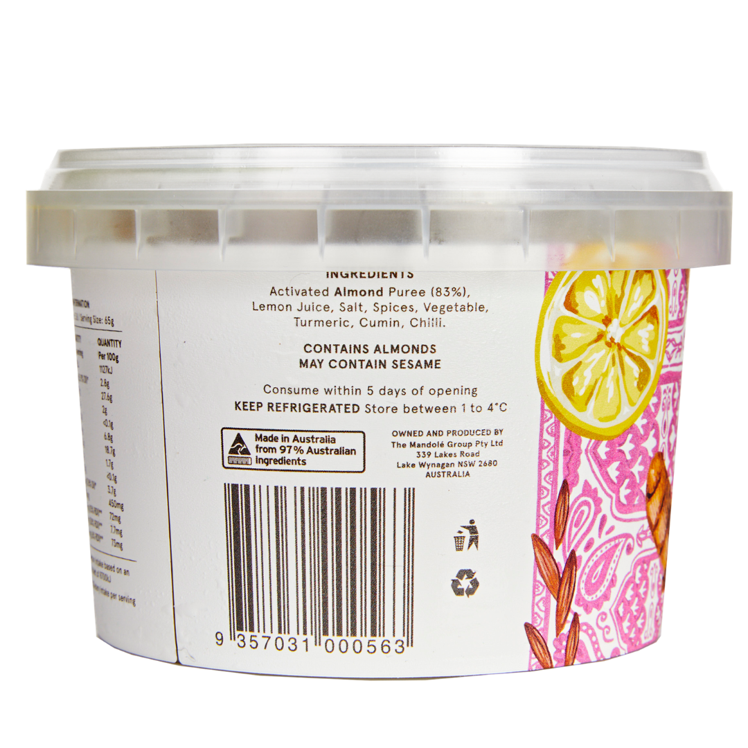 Mandole Premium Almond Dip Indian 250g