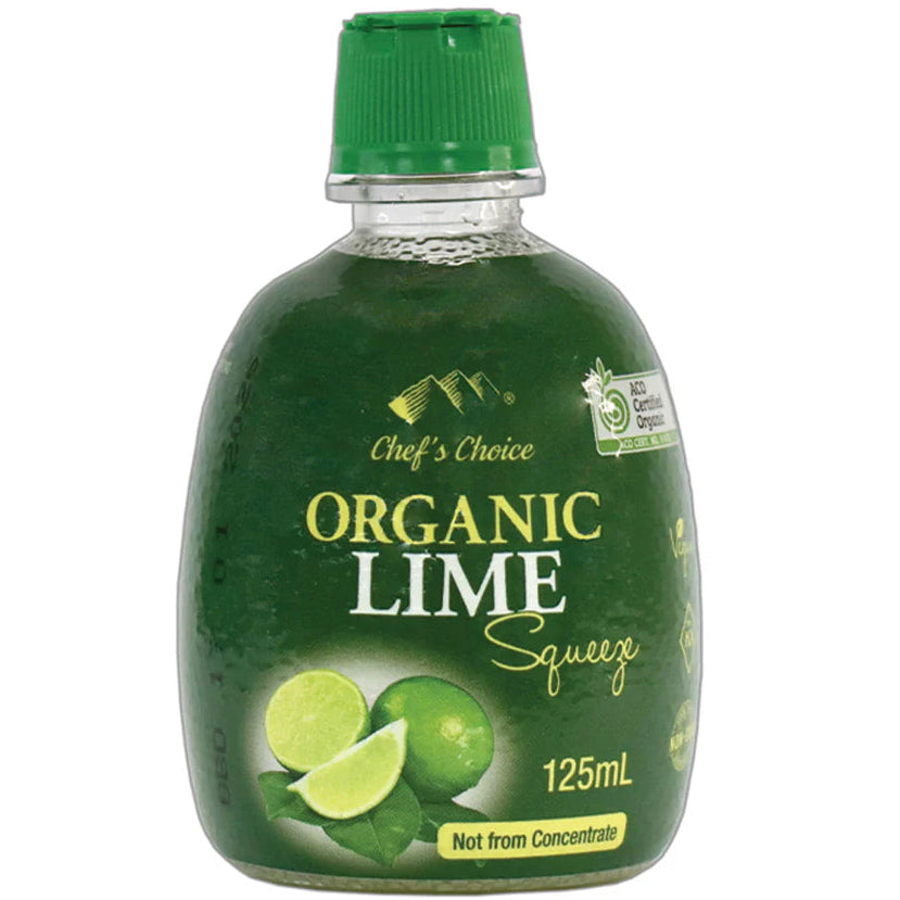 Chef's Choice Organic Lime Juice 125ml