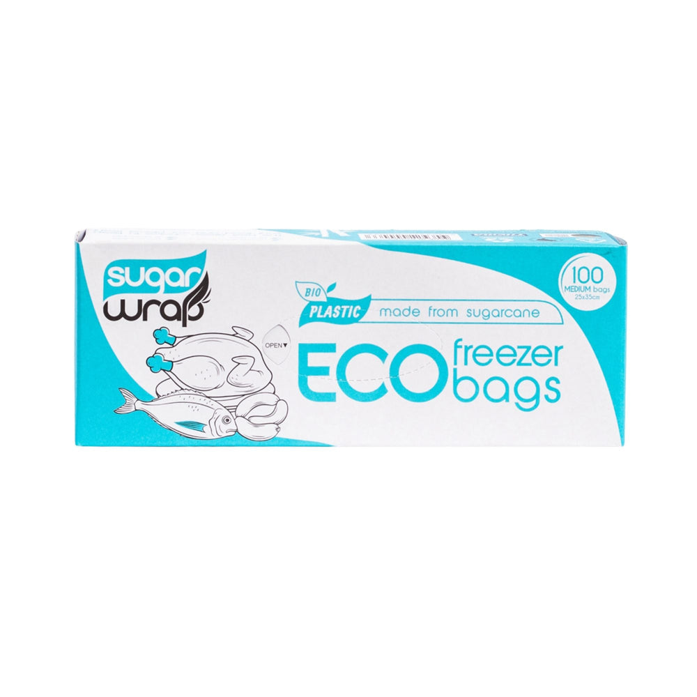 Sugarwrap Eco Freezer Bags Medium 50 Pack