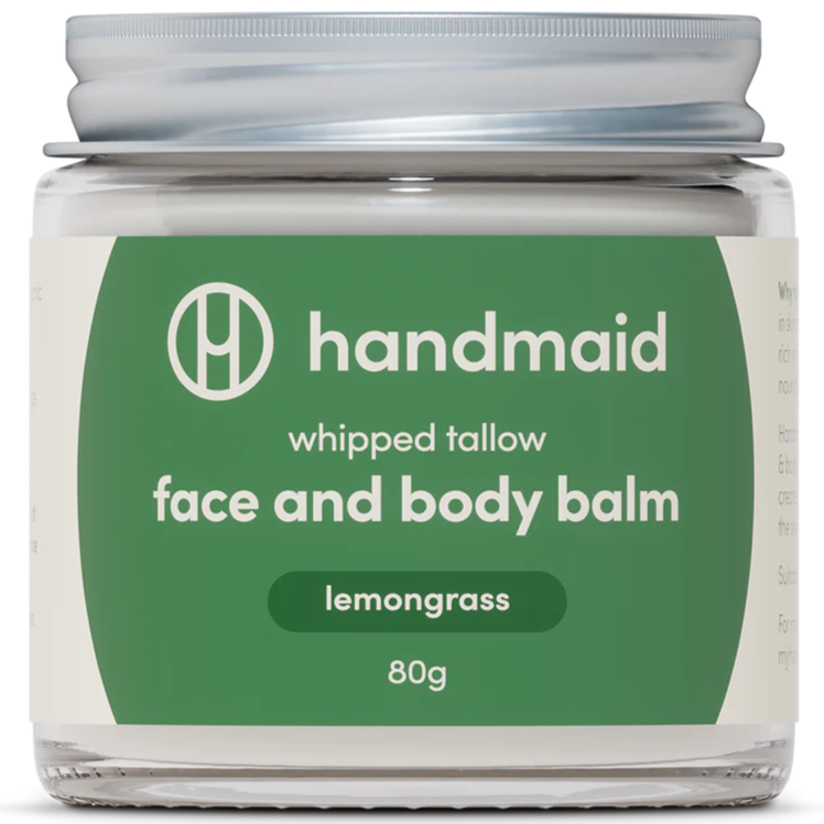 Handmaid Whipped Tallow Face Body Balm Lemongrass 80g