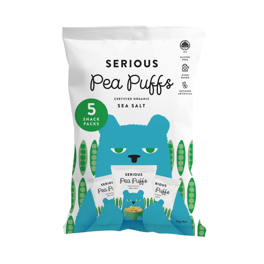 Serious Pea Puffs Multi Sea Salt 5 Pack