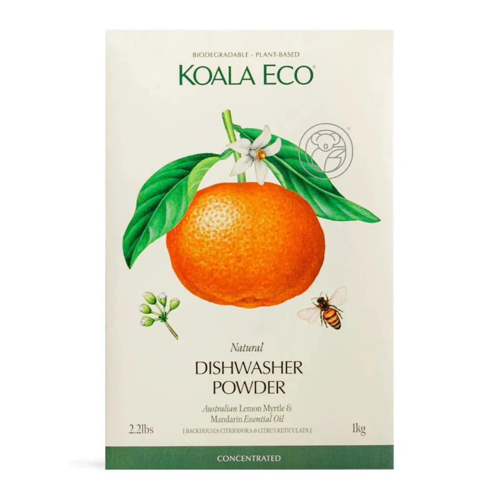 Koala Eco Dishwasher Powder Lemon Myrtle & Mandarin 1kg