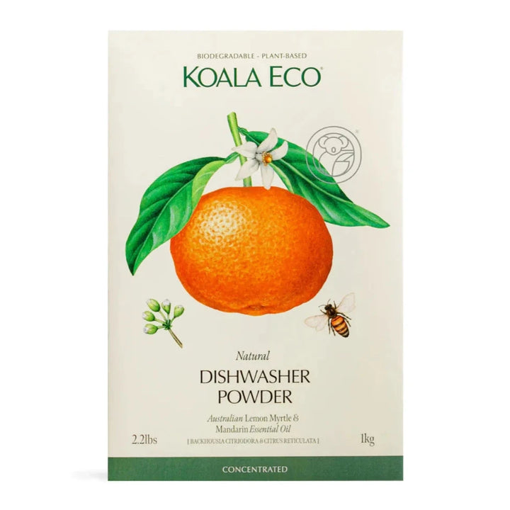 Koala Eco Dishwasher Powder Lemon Myrtle & Mandarin 1kg