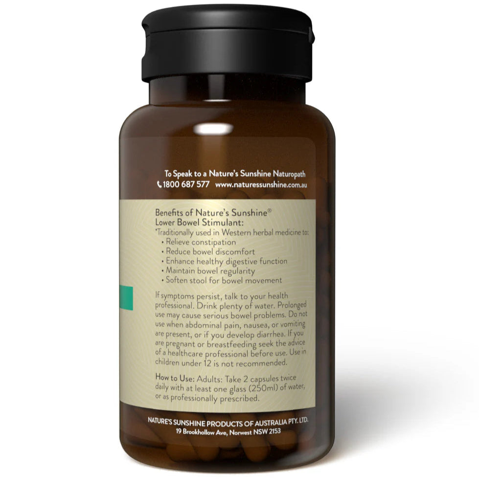 Natures Sunshine Lower Bowel Stimulant 100c