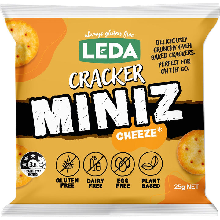 Leda Cracker Miniz Cheeze Multipack 6 X 150g