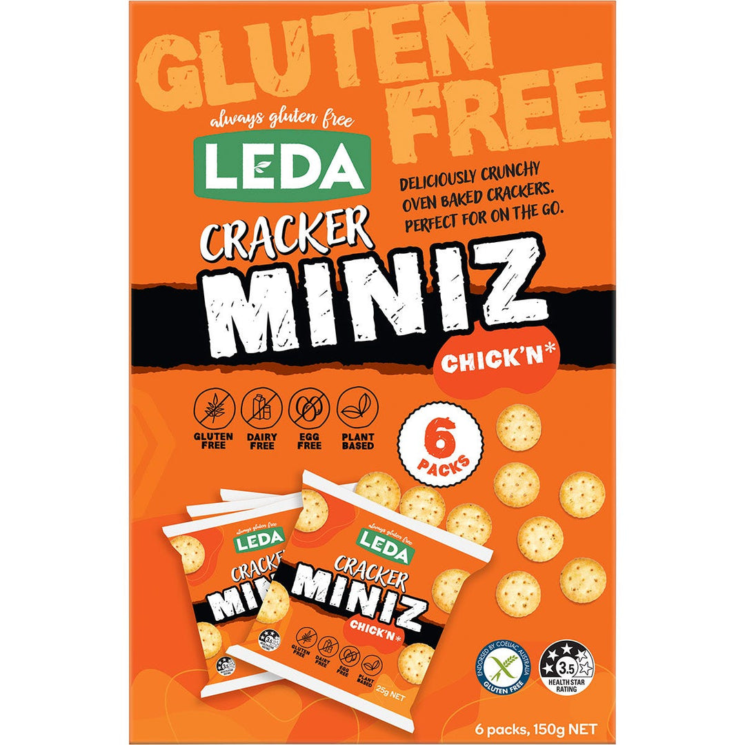 Leda Cracker Miniz Chick'n Multipack 6 X 150g