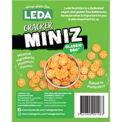 Leda Cracker Miniz Classic Bbq 150g