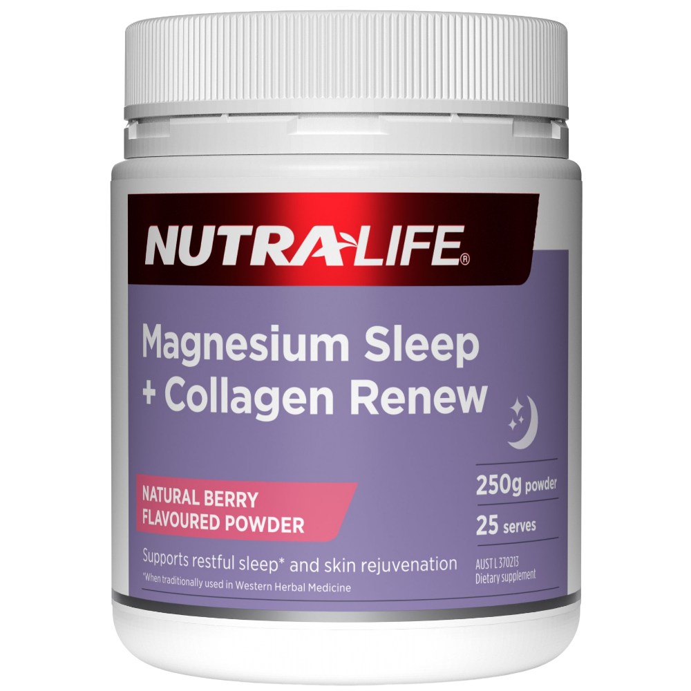 Nutralife Magnesium Sleep And Collagen Renew 250g