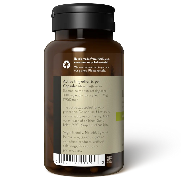 Natures Sunshine Lemon Balm 60c