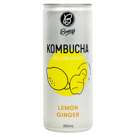 Bonsoy Kombucha Lemon Ginger 250ml