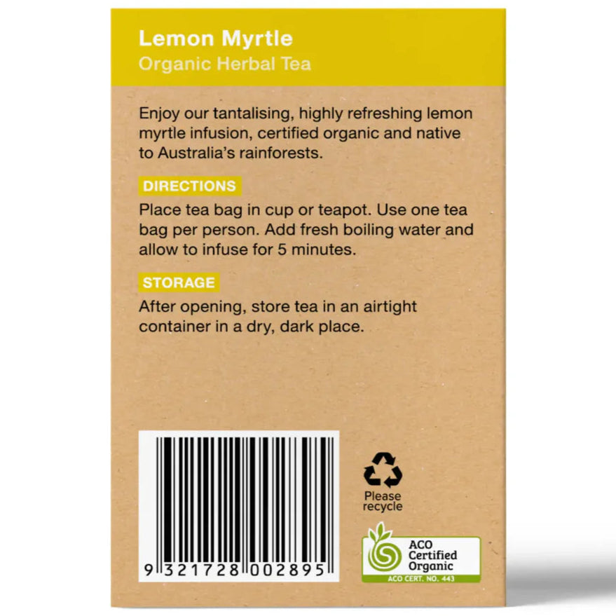 Planet Organic Lemon Myrtle Tea 25tb