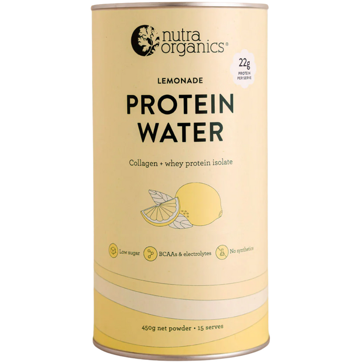 Nutra Organics Protein Water Lemonade 450g
