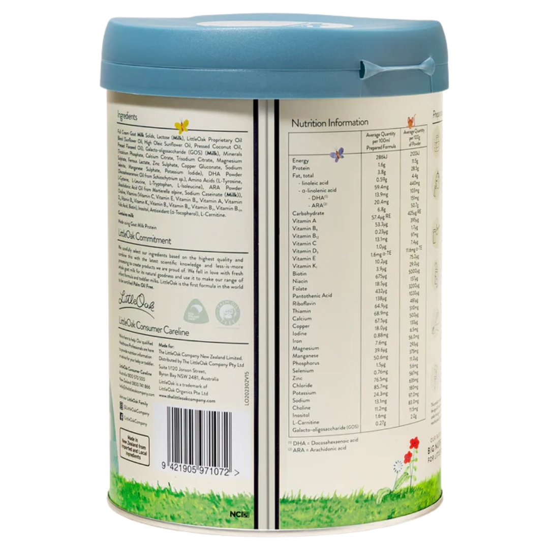 Littleoak Natural Goat Milk Follow-on Formula Stage 2 800g