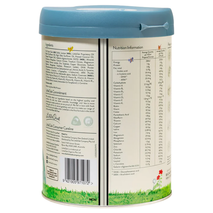 Littleoak Natural Goat Milk Follow-on Formula Stage 2 800g