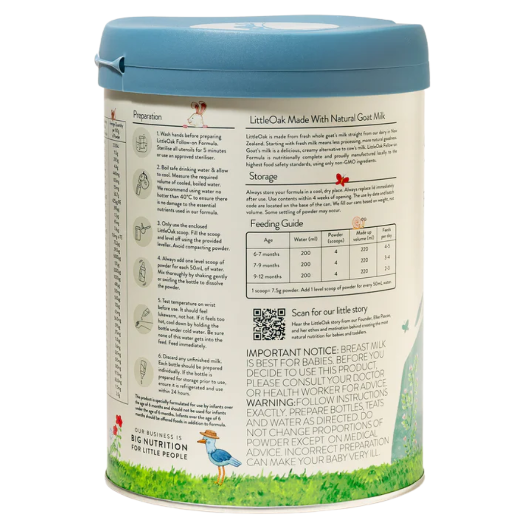 Littleoak Natural Goat Milk Follow-on Formula Stage 2 800g