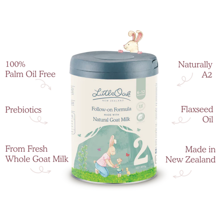 Littleoak Natural Goat Milk Follow-on Formula Stage 2 800g