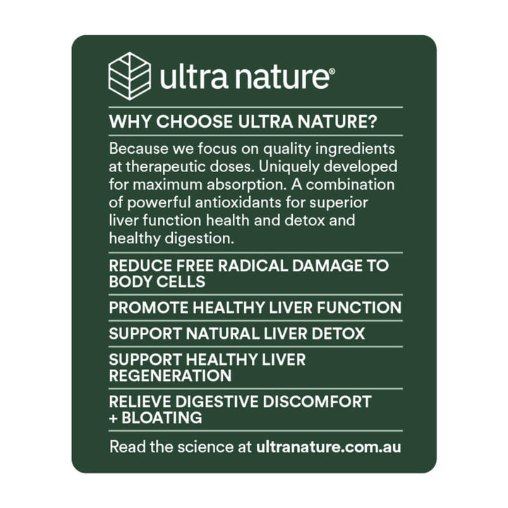 Ultra Nature Liver Detox & Digestive 60t