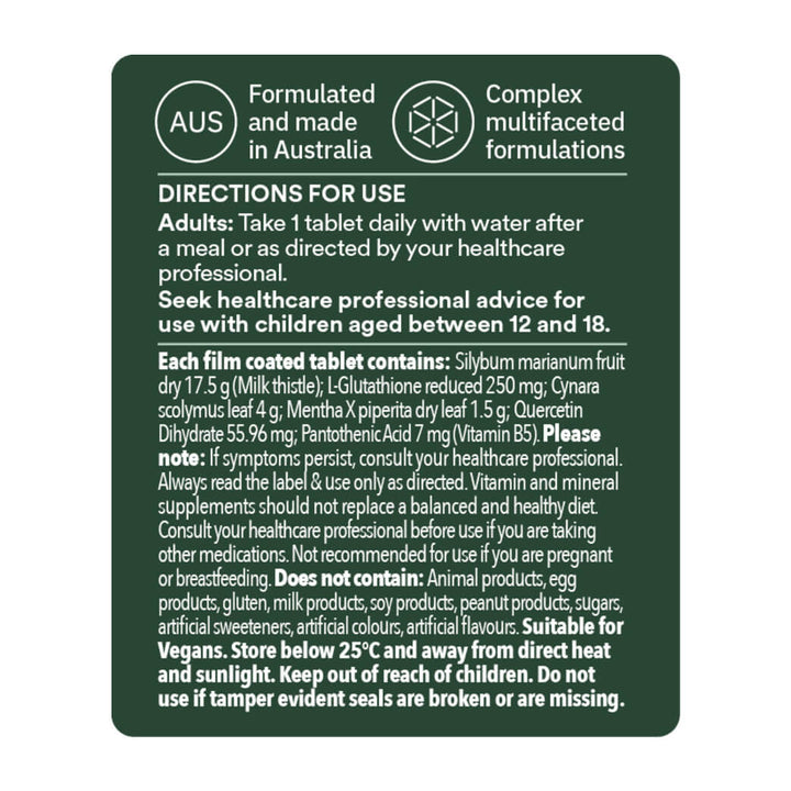 Ultra Nature Liver Detox & Digestive 60t