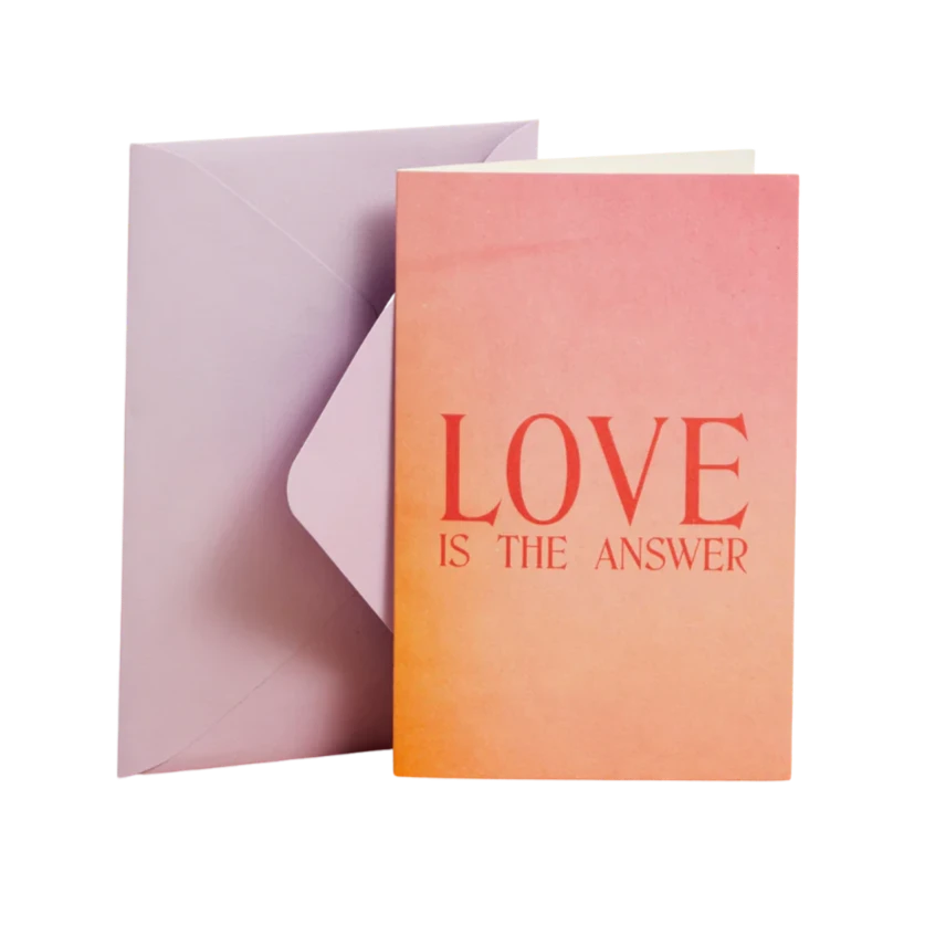 Loco Love Love Is The Answer Card