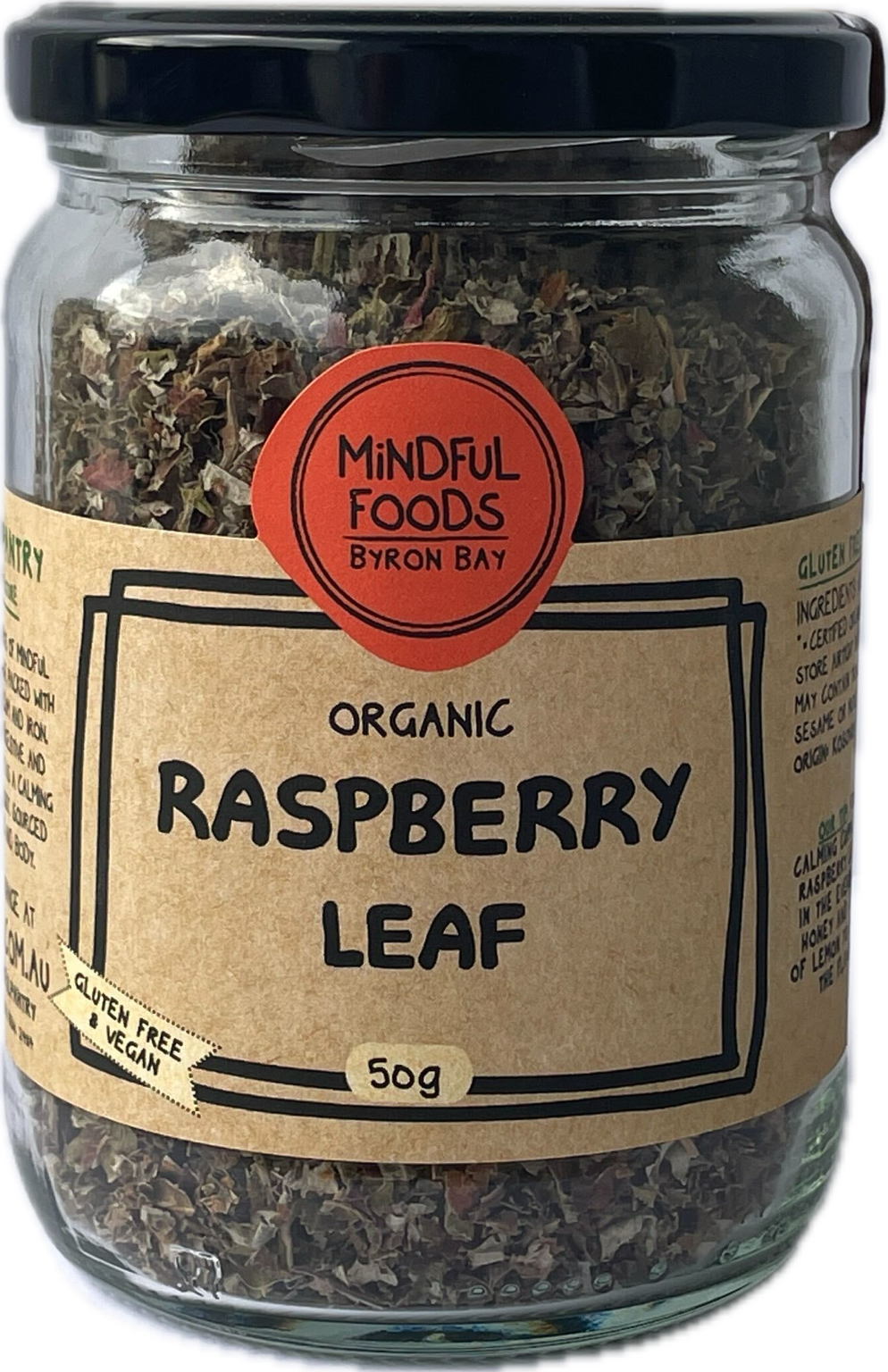 Mindful Foods Raspberry Leaf 50g