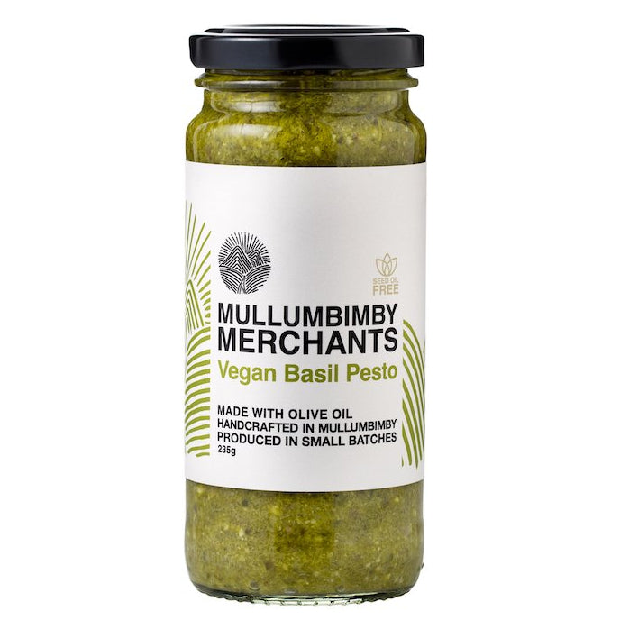 Mullumbiby Merchants Vegan Basil Pesto 235g