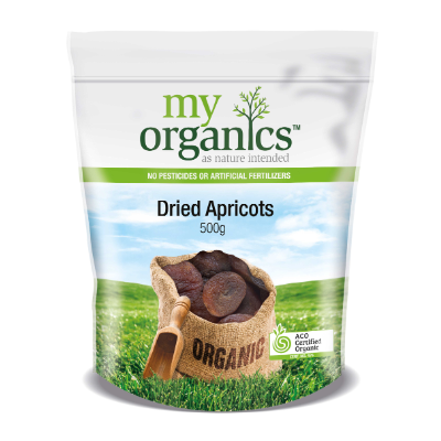 My Organics Apricots 500g