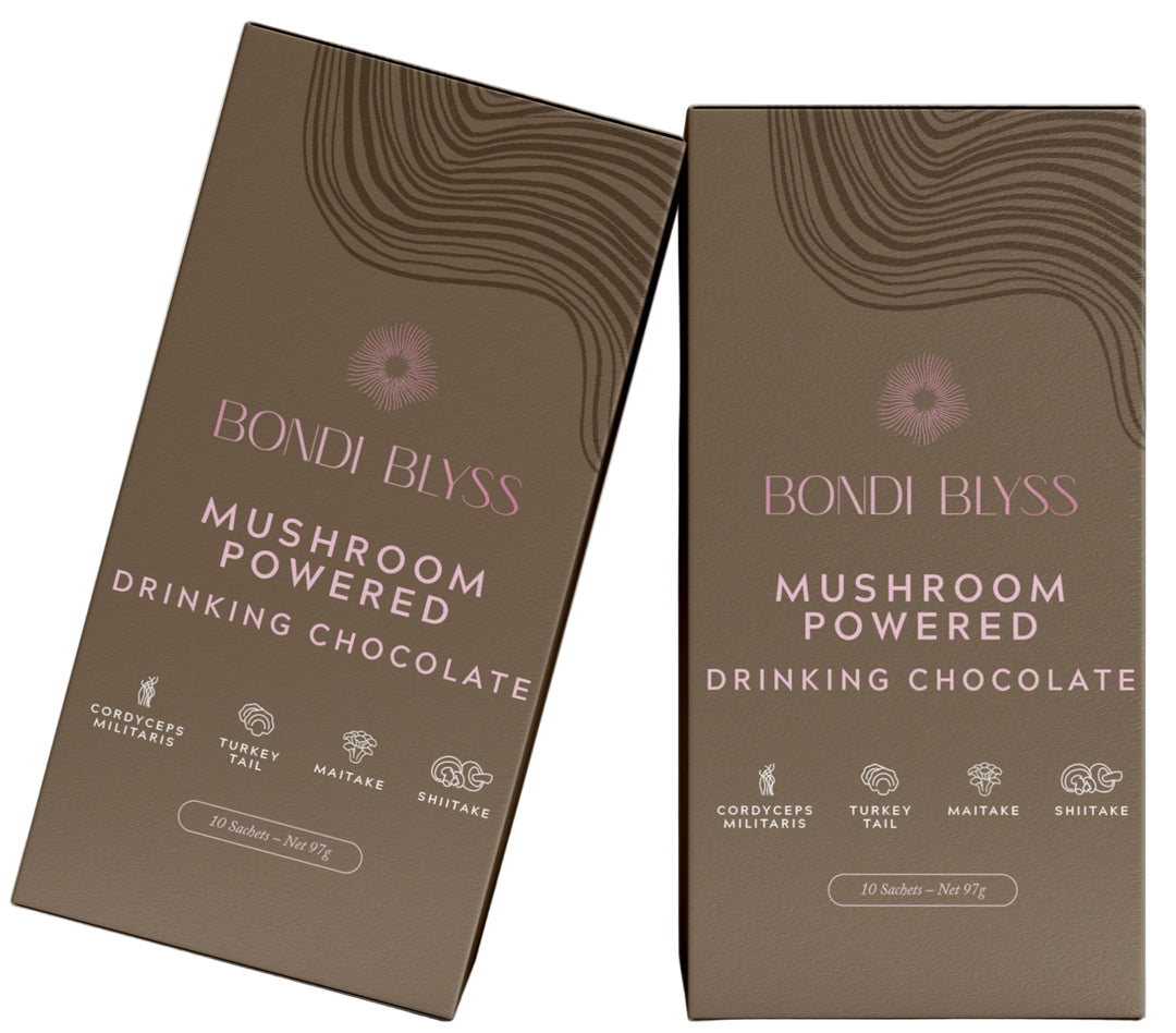 Bondi Blyss Mushroom Drinking Chocolate 10 Sachet Pack