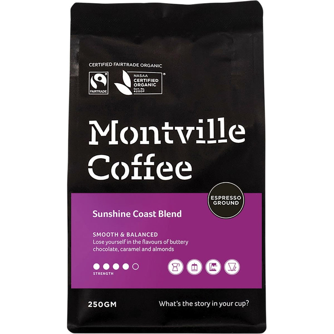 Montville Coffee Organic Espresso 250g