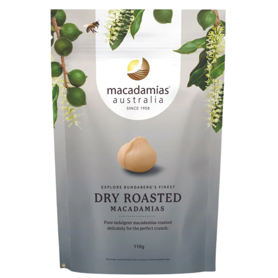 Macadamias Australia Dry Roasted Macadamias 110g