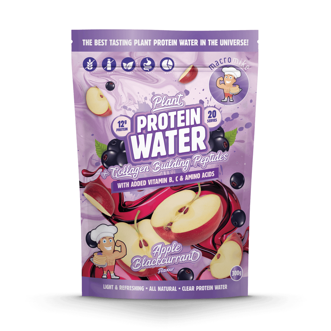 Macro Mike Plant Protein Water Apple Blackcurrant 300g