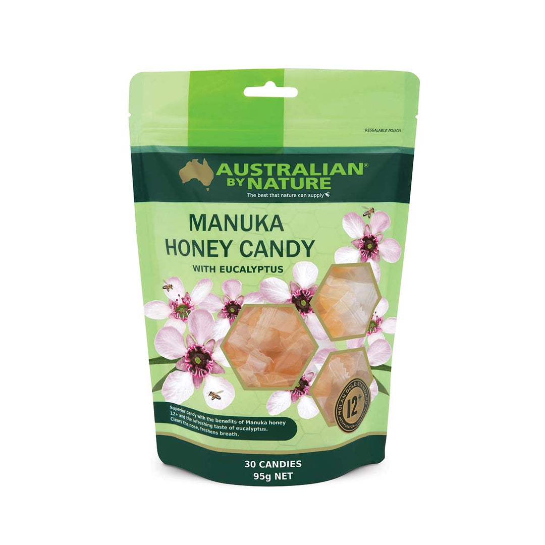 Australian By Nature Manuka Honey Candy With Eucalyptus 30 Candies