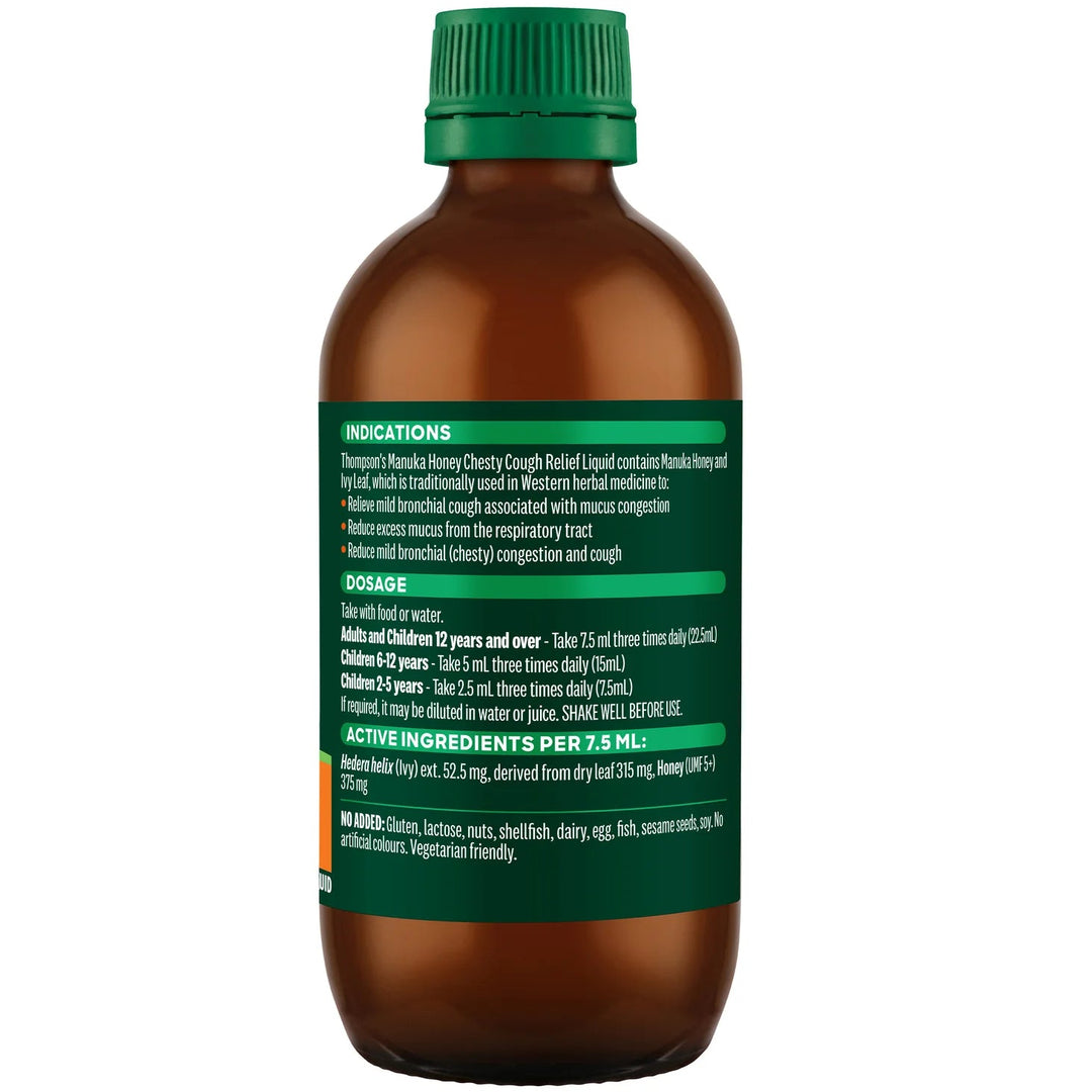 Thompsons Manuka Honey Chesty Cough Relief 200ml
