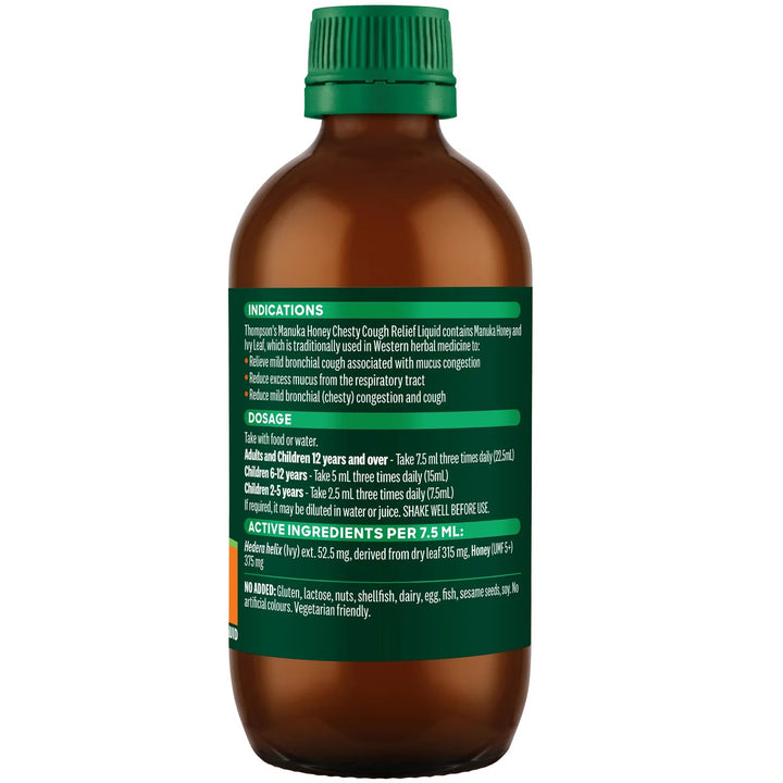 Thompsons Manuka Honey Chesty Cough Relief 200ml