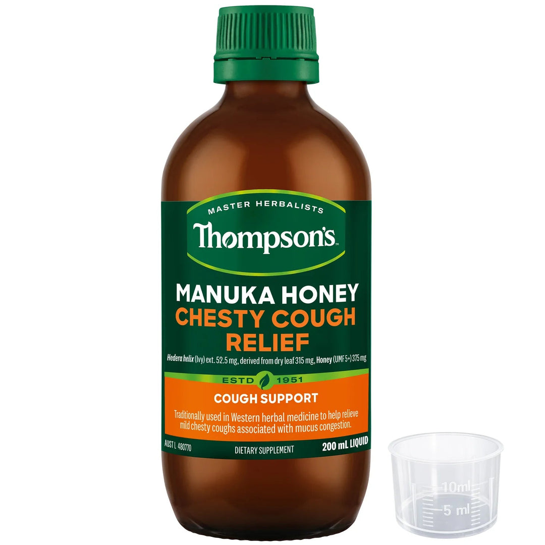 Thompsons Manuka Honey Chesty Cough Relief 200ml