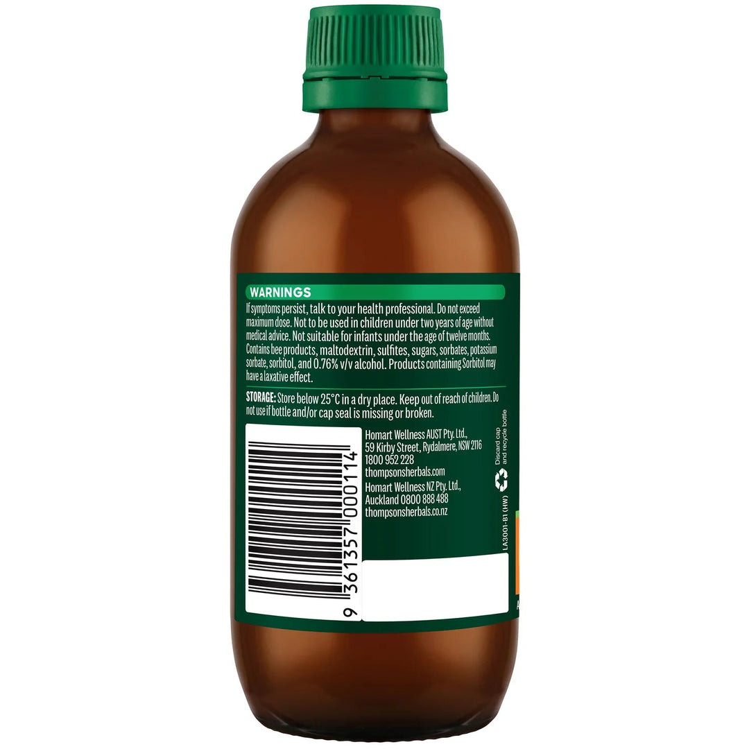 Thompsons Manuka Honey Chesty Cough Relief 200ml