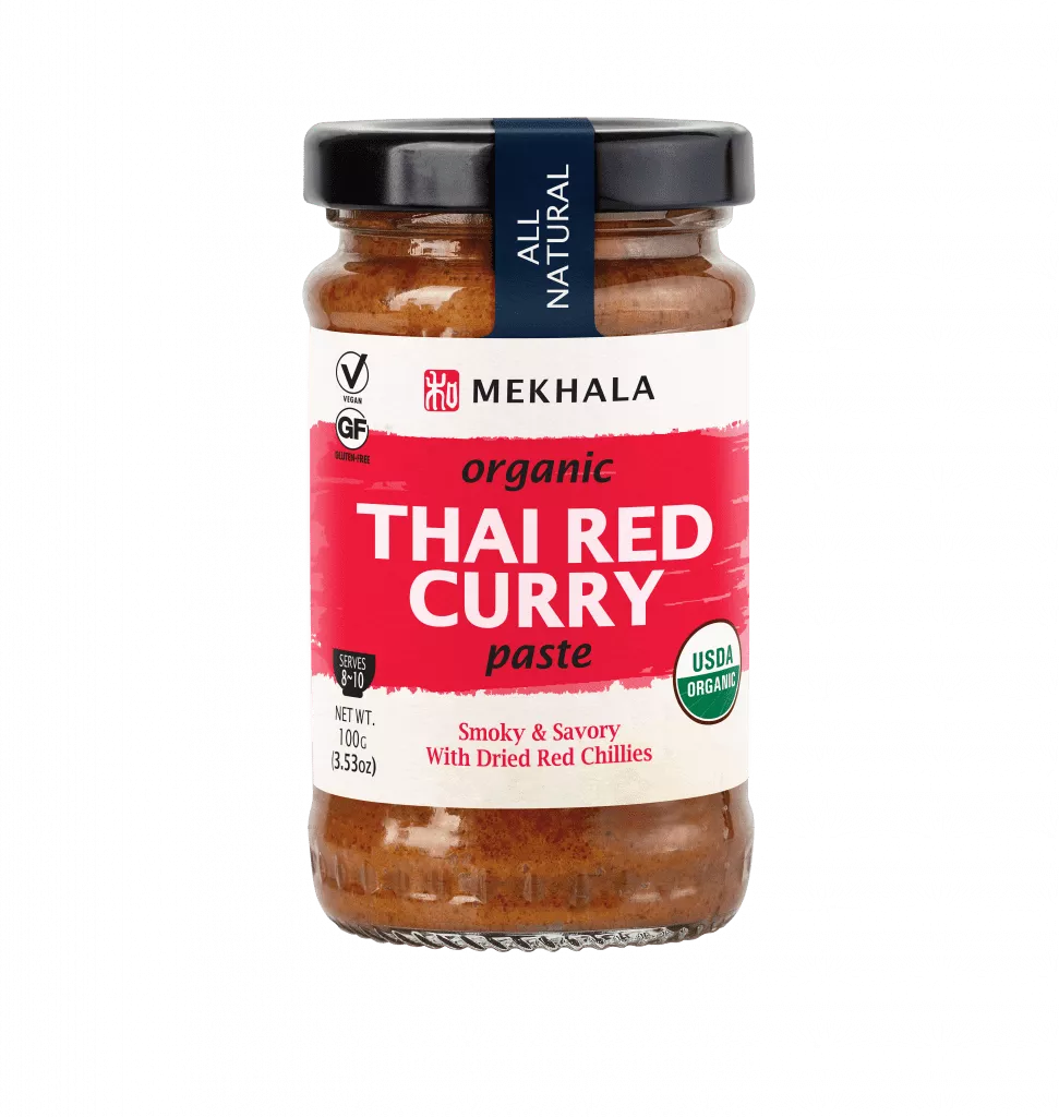 Mekhala Organic Red Curry Paste 100g