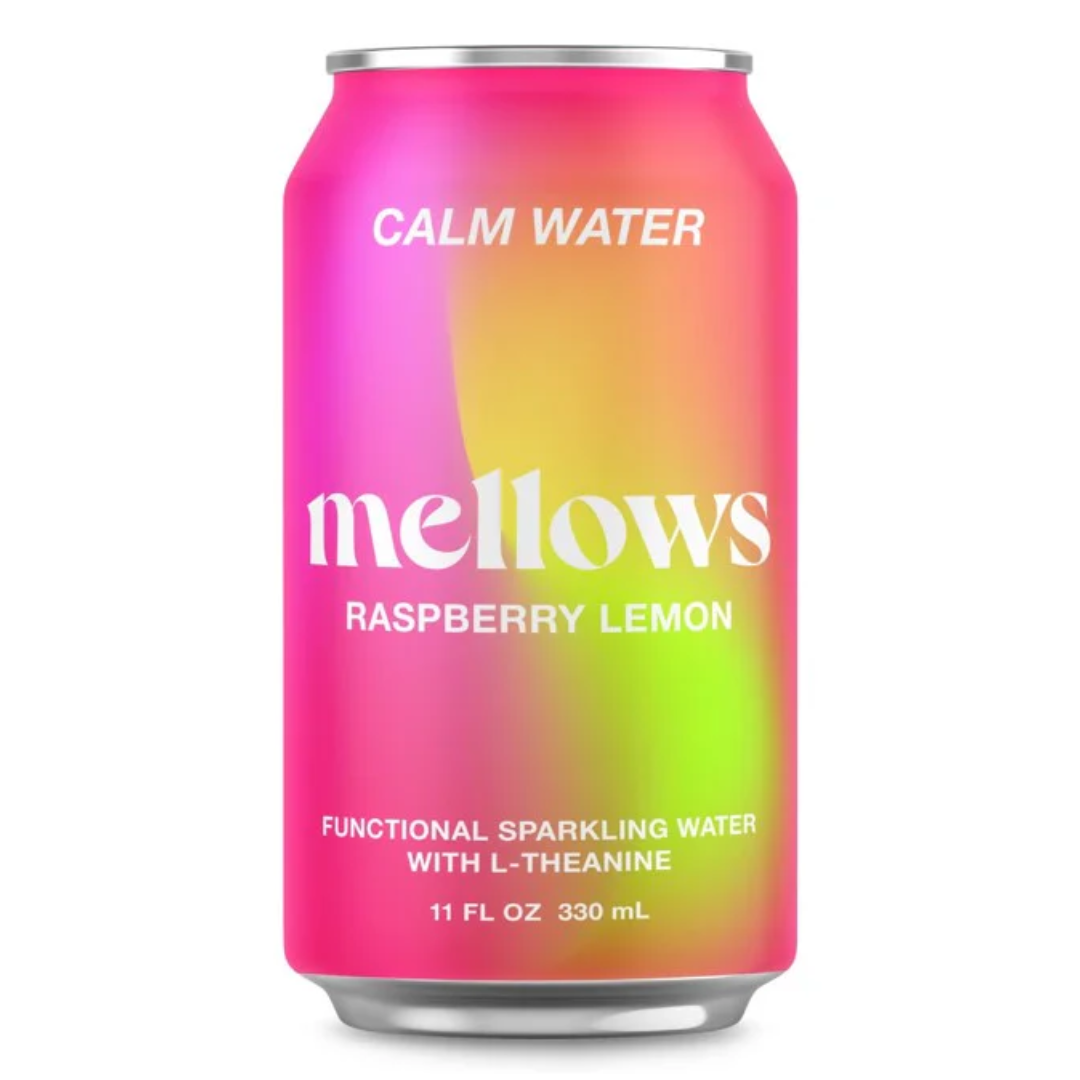 Mellows Functional Sparkling Water Raspberry Lemon 330ml