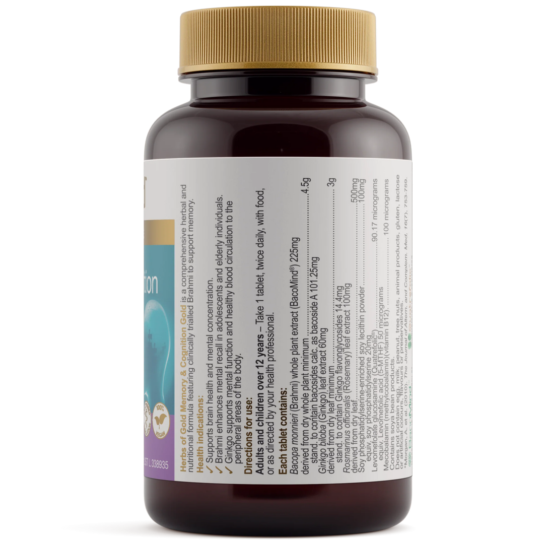 Herbs Of Gold Memory And Cognition Gold 60t