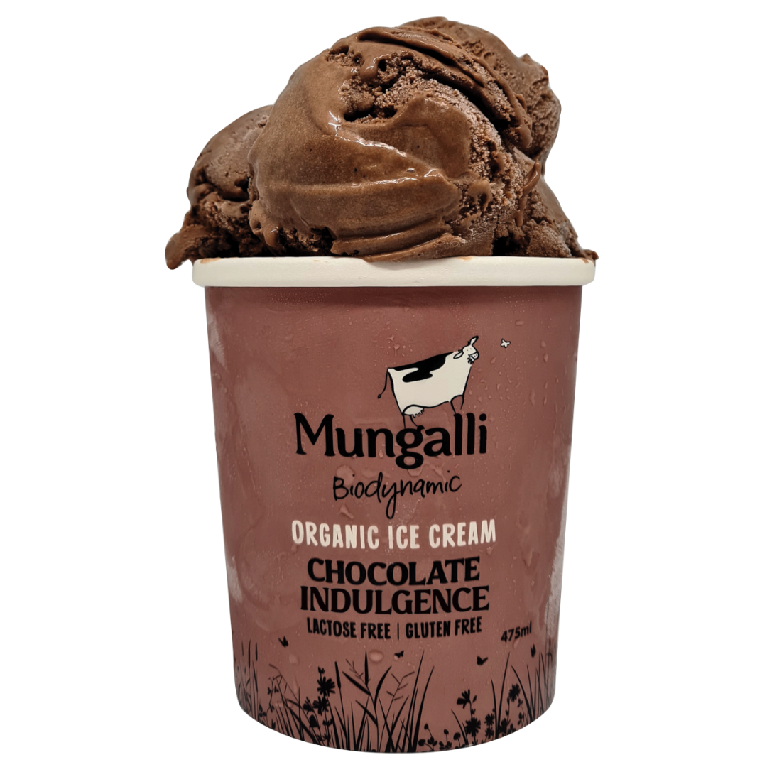 Mungalli Biodynamic Organic Ice Cream Chocolate Indulgence 475ml