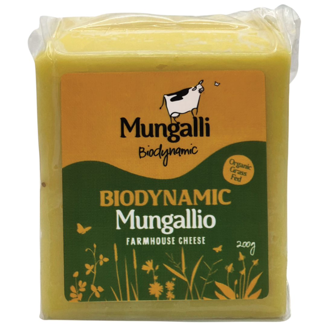 Mungalli Biodynamic Mungallio Cheese 200g