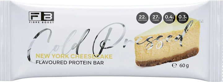 Fibre Boost Cold Pressed Protein Bar New York Cheesecake 50g