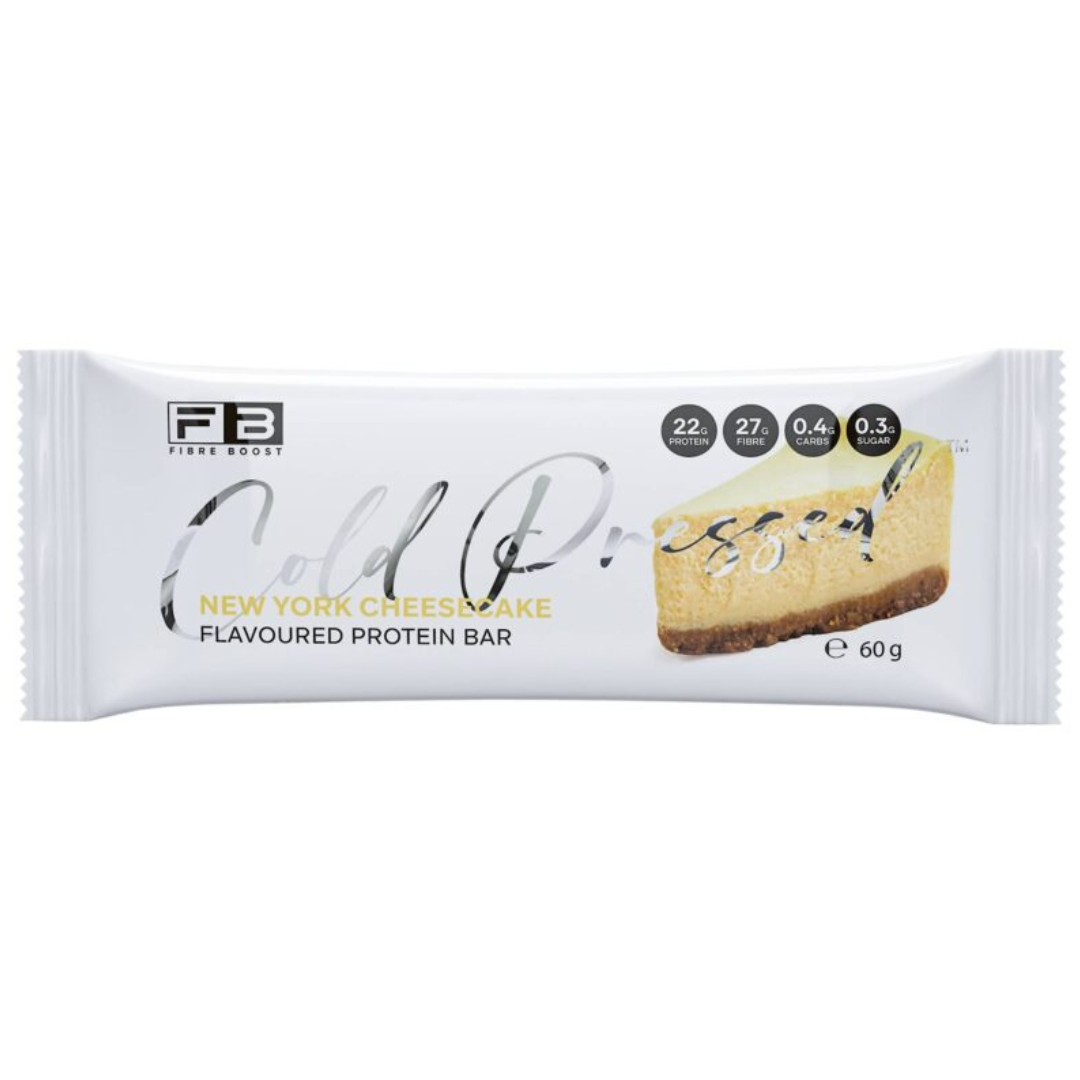 Fibre Boost Cold Pressed Protein Bar New York Cheesecake 50g